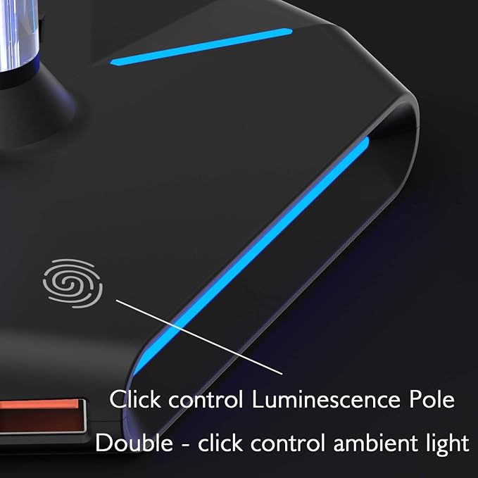 COZOO RGB Headphone Stand with 2 USB2.0 Extension Charging Port Extender Cord,Headset Stand Holder for Gamer Desktop Table Game Earphone Accessories,PC Gaming Accessories for Gamer,Gifts for Boyfriend - Image 7