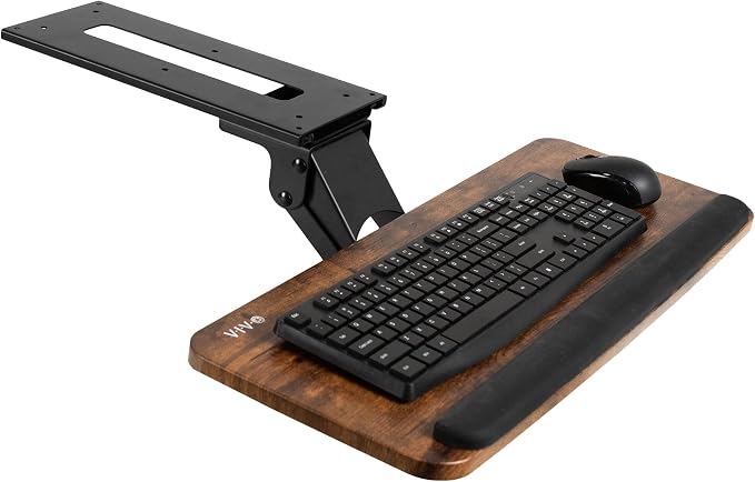 VIVO Vintage Brown Under Desk 25 x 10 inch Keyboard Tray, MOUNT-KB03N by Unknown
