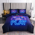 Teen Boy Comforter Set - Queen Size, Kids Bedding Set Including 1 Gaming Comforter & 2 Pillowcases by Helloosuucomforterset