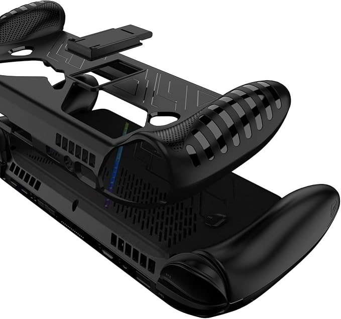 Protective Cover Case for ASUS ROG XBOX Ally X/Ally Gaming Handheld Console with Stand Base, Shockproof TPU Protector Cover for ROG XBOX Ally X Accessories (Black) - Image 8