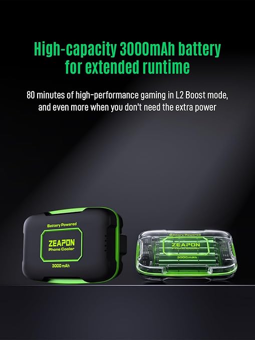 Cordless Magnetic Gaming Phone Cooler with 3000mAh Battery 30s Rapid Freeze - Image 9