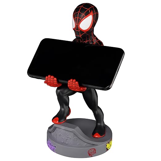 Exquisite Gaming Cable Guy - Marvel Spiderverse: Miles Morales Spiderman - Charging Controller and Device Holder - Toy - Xbox 360 - Image 7