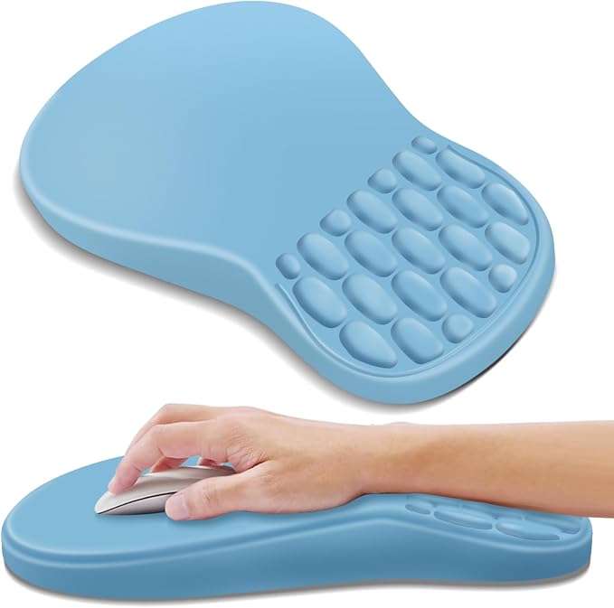 YIWEI Ergonomic Mouse Pad with Wrist Rest for Carpal Tunnel Pain Relief by Unknown