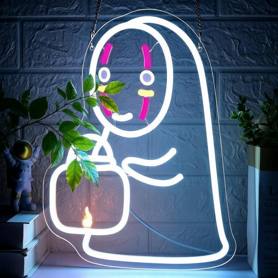 Anime Neon Sign for Wall Decor Japanese Anime Neon Light for Game Room Cave by FuzuneliDimmableLEDNeon