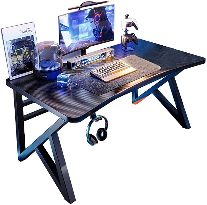 Multi-Functional Gaming Desk with Built-in Monitor Stand, Pegboard Hutch, RGB Lighting, Cable Management, Wireless Charger & Power Outlet, Designed for Gaming Setup Home Office Desk Desk A 100cm by HGTRH