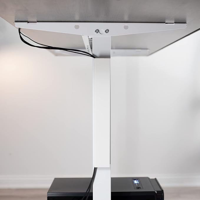 VIVO White 14 inch Cable Management Channel for Desk Leg, DESK-AC01-1MW - Image 9