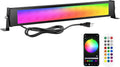 RIGIDON 1 Pack 28W LED Wall Washer Light, Dimmable Music Sync RGB Light Bar by RIGIDON