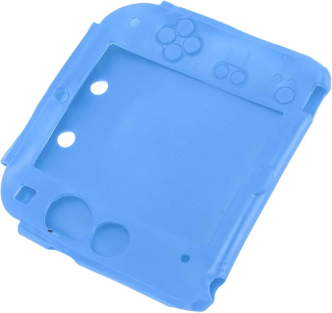 Handheld Game Console Soft Silicone Cover, Scratch with Top Bottom Screen Protector, Protect from Collisions Dust and Fingerprints, Easy to Access Key, Pet Film for 2DS - Image 9
