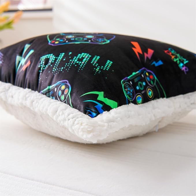 A Nice Night 17" Kids Bed Wedge Reaing Pillows with Arms for Sitting - Image 8