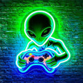 Neon Sign Alien Gaming Neon Sign for Wall Decor LED Sign Neon Light by GdbkabfNeonSign