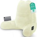 Sasttie Reading Pillow for Bed, Back Pillow for Sitting Up, Cream by SASTTIE