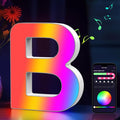 Light Up Letters Marquee Letter LED Lights Music Sync RGB Color Changing by MeRGB