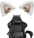Tsangbaby Gaming Chair Cat Ear Decoration Chair Decoration Accessories Cute Cat Ears Suitable for Gaming Chairs Homes Offices and Gatherings Dark Pink by Tsangbaby