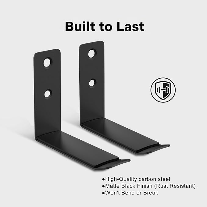 Heavyrain 2PCS Under Desk Headphone Hanger | Storage Hook Metal Desk Edge Hook Hanger with Clamp-On Design (Small) - Image 5