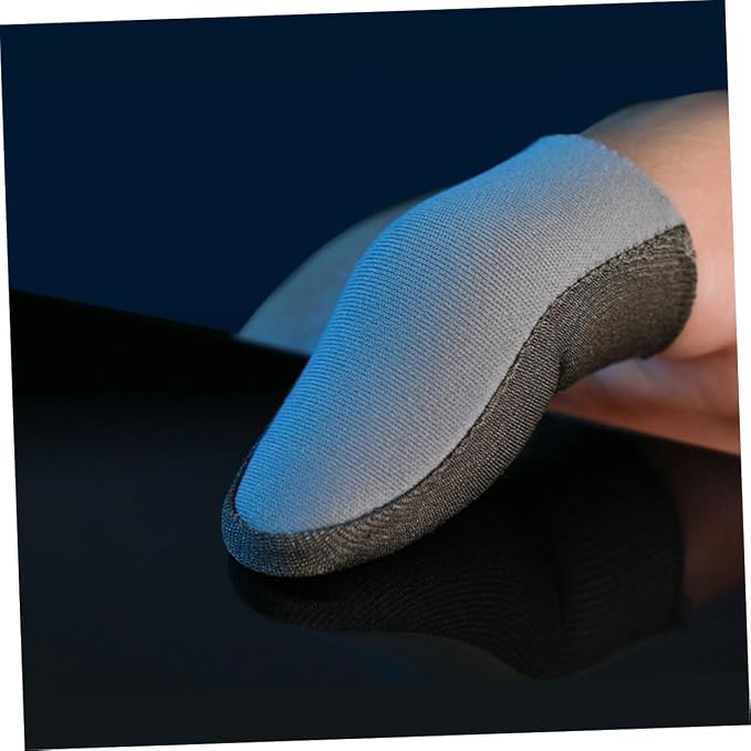 VILLCASE 2pairs - Finger Sleeves for Gaming Breathable Non- Finger Protectors Flexible Touchscreen for Smooth Gaming Lightweight - Image 5