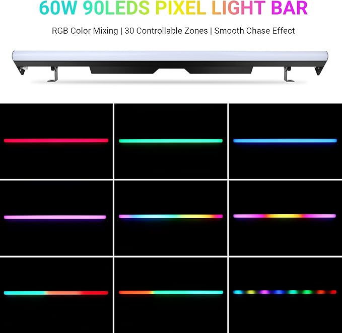 LED Stage Light Bar for DJ Party 2Pack - Image 2