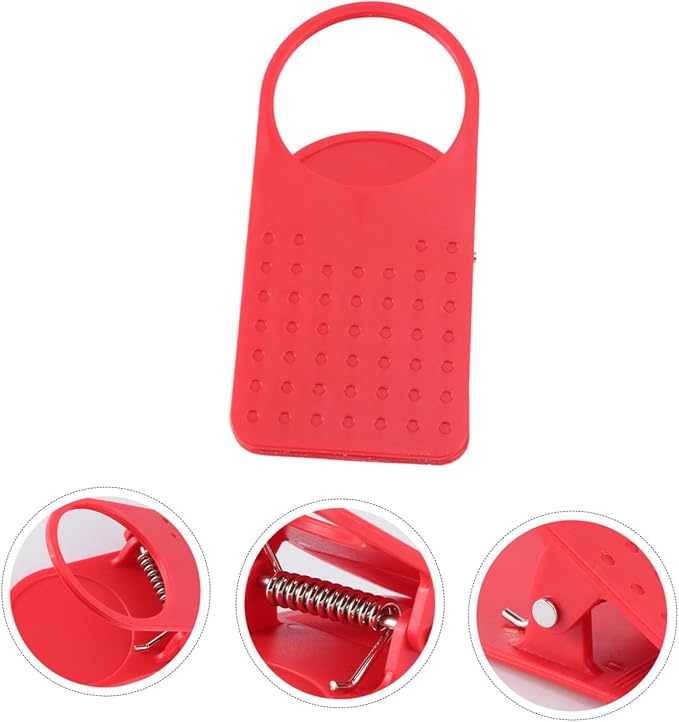 STOBAZA 2pcs Table Cup Clip Random Color Clamp for Office and Home Use Holds Standard Cans Glasses and Cups Plastic and Construction for Restaurants and Dining Tables - Image 7