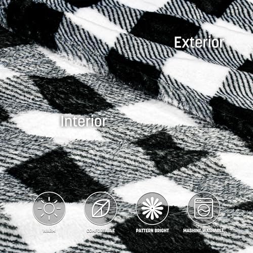 Catalonia Wearable Blanket with Sleeves for Women & Men, Fleece Wrap Throw - Image 5