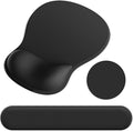 Ergonomic Mouse Pad with Wrist Rest and Keyboard Wrist Rest, Gel Mousepad by GJGOO