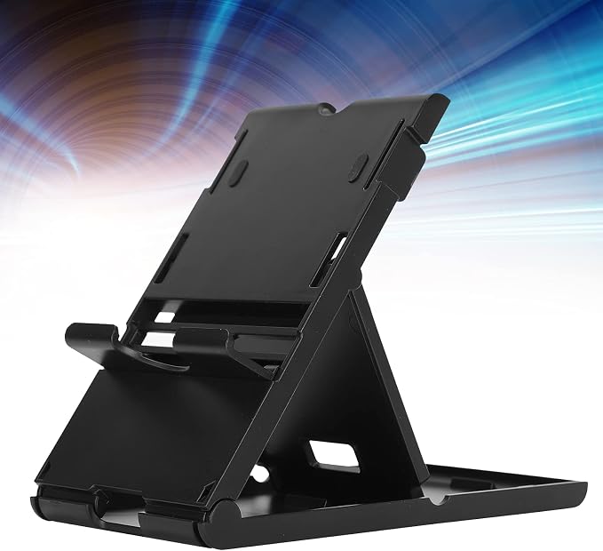 Yunseity Adjustable Foldable Stand Holder, Bracket Storage Base for Lite Game Console, with ABS Material and Dual Baffles, Compatible with Smartphones - Image 2