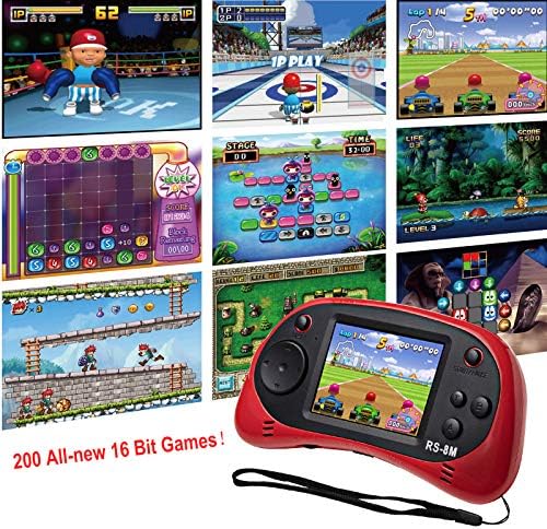 Kids Handheld Portable Video Game Player with 200 Games - 16 Bit 2.5 Inch Screen Mini Retro Electronic Machine for Boys Girls - Image 6