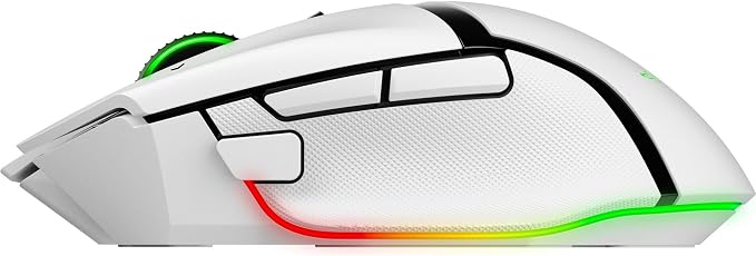 Razer Basilisk V3 Pro 35K Wireless Gaming Mouse, 140 Hr Battery, White | HyperScroll Tilt Wheel, 35K DPI Optical Sensor Gen 2, 13 Customizable Controls, Chroma RGB, Optical Switches Gen 3 - Image 8