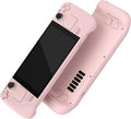 eXtremeRate DIY Full Set Shell with Buttons for Steam Deck LCD, Custom Faceplate Back Plate Replacement Shell for Steam Deck LCD - Cherry Blossoms Pink [Console NOT Included] by eXtremeRate