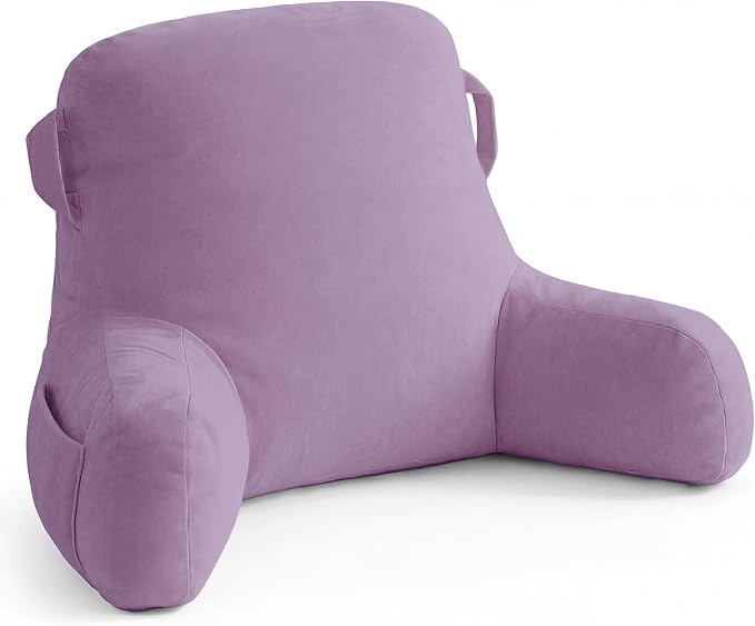 Reading Pillow for Bed,Back Pillow for Bed Sitting Up,Lumbar Support Pillow by Unknown