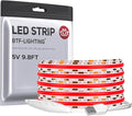BTF-LIGHTING 5V USB COB LED Strip Lights 9.8FT Red Color for TV by BTF-LIGHTING