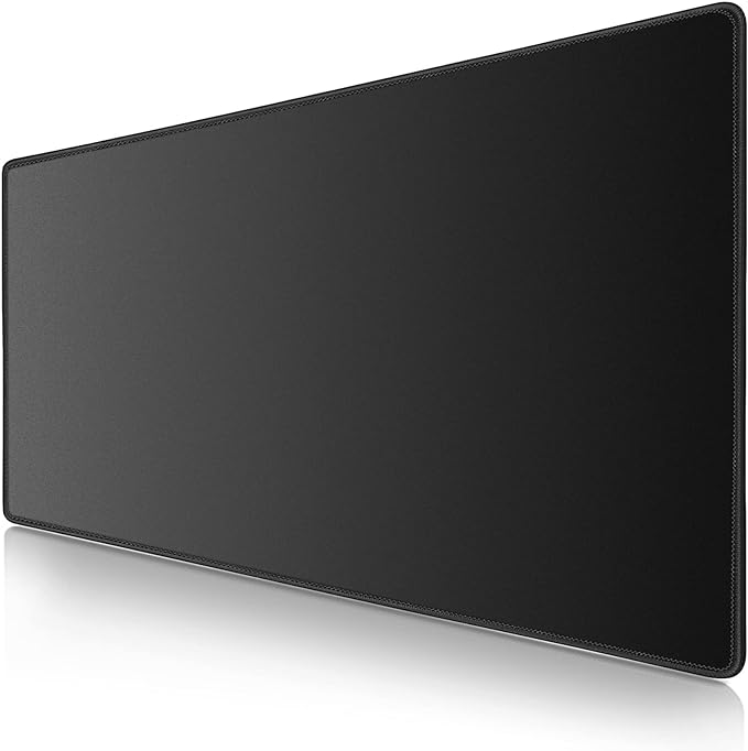 Canjoy Gaming Mouse Pad, 31.5x15.7in Large Mouse Pads for Desk Keyboard Pad | 3mm Desk Mat for Keyboard and Mouse Computer Big Full Size Desk Pad with Non-Slip Rubber Base Stitched Edge for Home Office by Canjoy