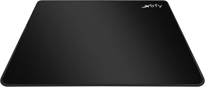 XTRFY GP2, Large Fabric Gaming Mouse Pad (460 x 400 x 4 mm), Precision with Every Mouse Motion, Stitched Edges, Non-Slip Base Machine-Washable, Black by XTRFY