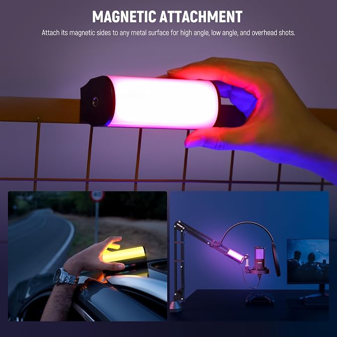 NEEWER TL97C Magnetic Handheld Light Wand with App Control - Image 4