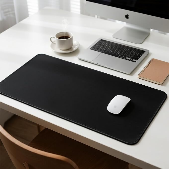 JIALONG Large Gaming Mouse Pad, Extended Mousepad with Black Stitched Edges, XXL Desk Mat, Big Computer Keyboard Mat for Gaming and Office, 35.4 x 15.7 inches - Image 6