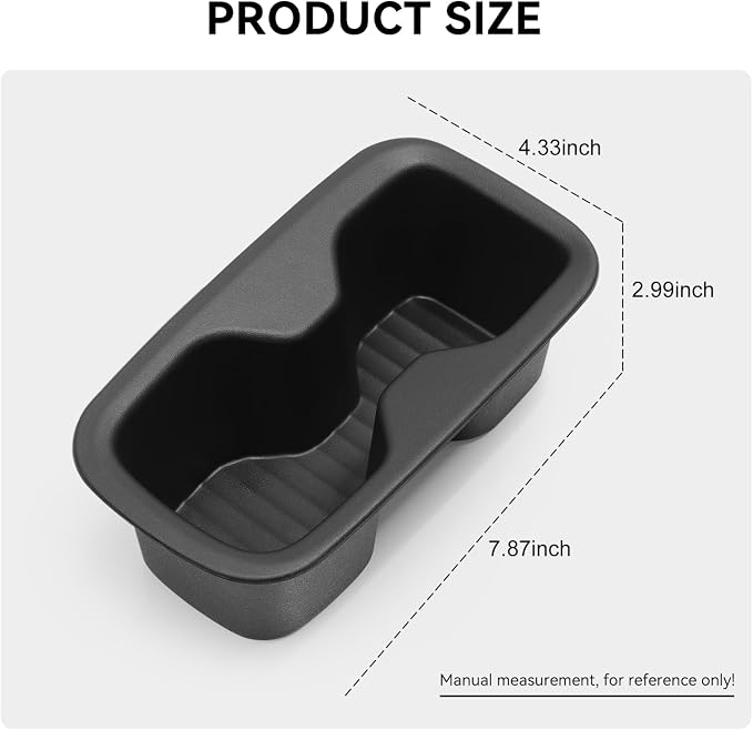 LUCKEASY 2PCS 2nd Row Door Side Cup Holder for Hyundai Santa Fe 2024-2026 - Image 7