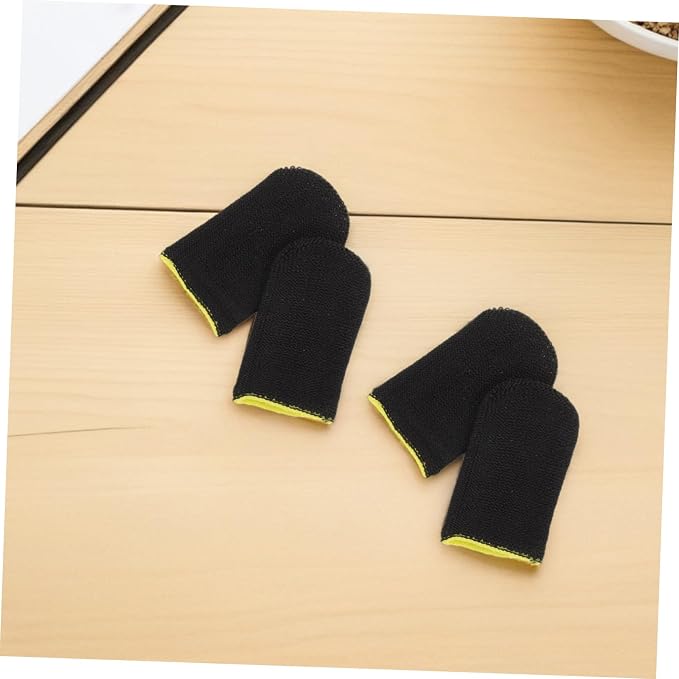 Gadpiparty Gaming Finger Sleeves 30pcs with Enhanced Touch Sensitivity Carbon Fiber and Sweatproof Comfort, Breathable Anti-Slip Thumb Covers for Mobile and Tablet for Game Players - Image 7