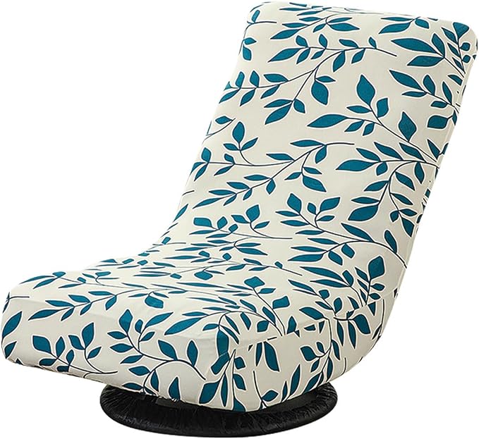 Swivel Reclining Folding Floor Gaming Chair Cover Printed Lazy Boy Chair Slipcover Lounge Folding Sofa Seat Covers for Teens and Adults, 15 by Lussenwert