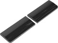 Faluber Wooden Wrist Rest with Black Lacquered -Mini Size Pack of 2 -Black Coating -Mechanical Gaming Keyboard Ergonomic Palm Rest -7 Inches/20mm Thick (Twin Mini Pack, Black Lacquered) by Faluber