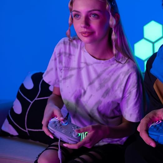 PDP Afterglow Wave Wired RGB Gaming Controller for Nintendo Switch 2, Lite - Image 8