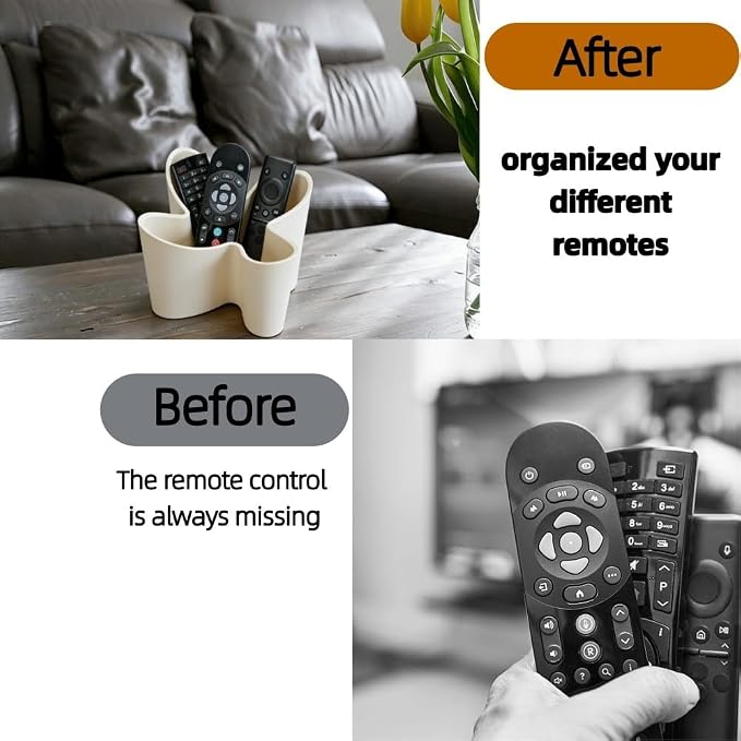 Flower Shape Remote Control Holder Modern,Desk Organizer Storage Container - Image 5