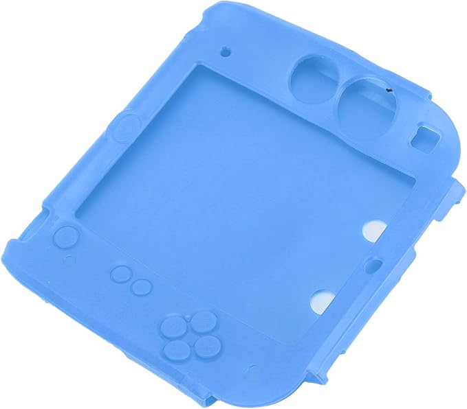 Handheld Game Console Soft Silicone Cover, Scratch with Top Bottom Screen Protector, Protect from Collisions Dust and Fingerprints, Easy to Access Key, Pet Film for 2DS - Image 5