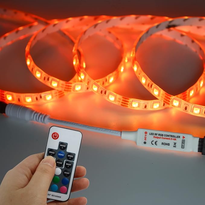 RF Wireless Remote LED Controller, 17-Key RGB LED Controller, DC 5V-24V - Image 7