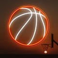 Basketball Neon Sign, 12.6×12.6 Inch Basketball Led Neon Light, Dimmable LED Neon Signs for Wall Decor, Powered by USB Wall Decor Aesthetic, Sports Neon Signs for Room Bedroom Shop Decor by HAJAE