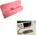 Handheld Dock Compatible with Retroid Pocket 5, USB-C Charging Stand with 6 Colors PLA Material, Compact Desktop Charging Station for Gaming (Pink) by Unknown