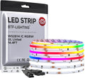 BTF-LIGHTING 16.4FT WS2814 Smart IC RGBW 6000K DC24V COB LED Strip Light by BTF-LIGHTING