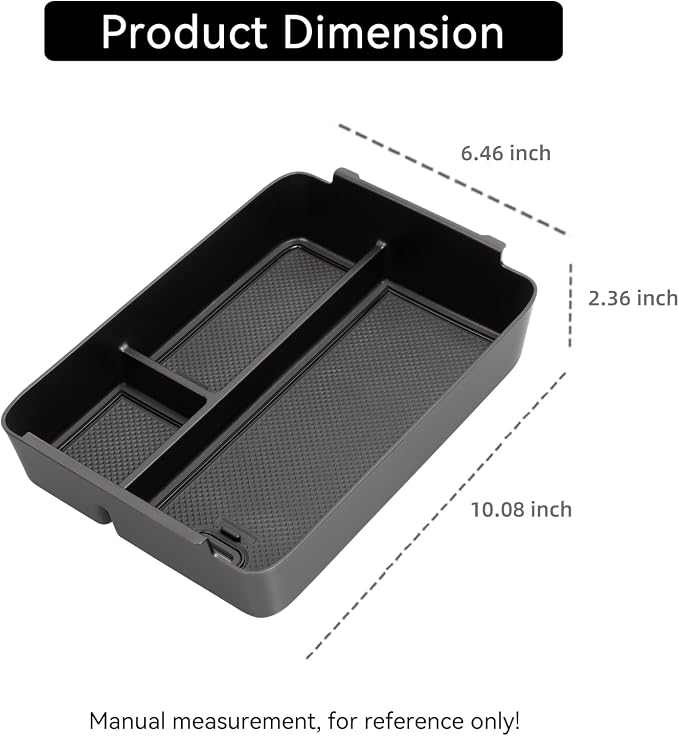 LUCKEASY Armrest Box Compatible with Hyundai Santa Fe 2024 2025 2026 - Image 8