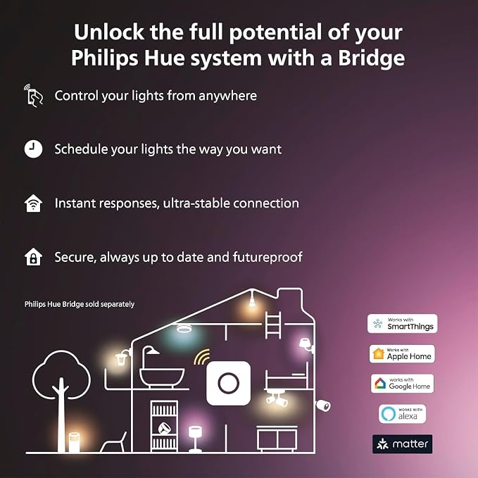 Philips Hue Indoor 33 Ft Smart LED Solo lightstrip Base Kit - 1 Pack - Control with Hue App - Compatible with Alexa, Google Assistant and Apple HomeKit - Image 7