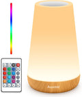 Auxmir Rechargeable Night Light, 13-Color Remote Control Lamp, Light Brown by Auxmir