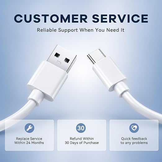 Superer 2 Pack 10 ft USB C Charging Cable Fit for PS5 Controller, PlayStation 5 DualSense, Xbox Series X/S Controllers, Xbox Elite Series 2 (Model 1914 1797), Fast Charger Replacement Cord, White - Image 6