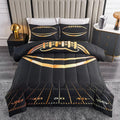 Football Comforter Sets,Sports Bedding Set Queen,Boys Queen Comforter Sets,Kids Comforter Set for Boys by Helloosuucomforterset