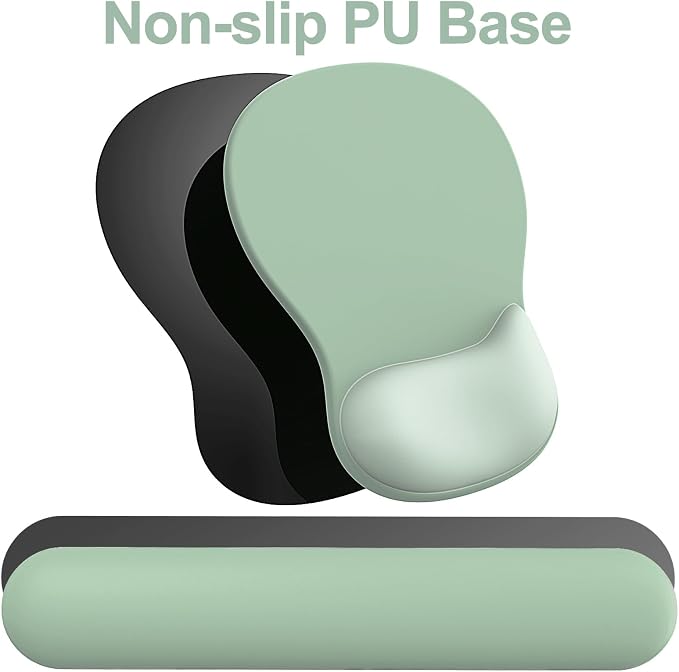 Ergonomic Mouse Pad with Wrist Rest and Keyboard Wrist Rest, Gel Mousepad - Image 5